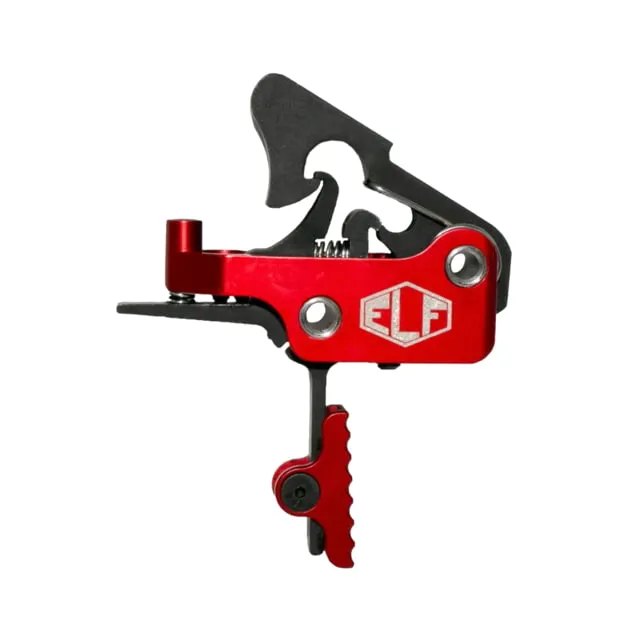 Elftmann Tactical Apex Large Pin Adjustable Trigger - Straight Drop-In with Red Shoe and Adjustment Knob for Optimal Performance - APEX-170-R-S-FA - Trigger for AR-15 - view 1