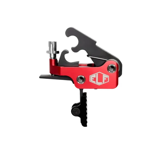 Elftmann Tactical Apex Pro Adjustable Trigger - Straight Drop-In with Red Shoe and Adjustment Knob for Optimal Performance - APEX-PRO-R-S-FA - Trigger for AR-15 - view 3