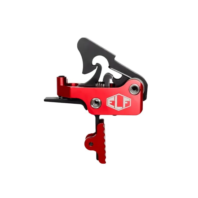 Elftmann Tactical Apex Pro AR-15 Straight Adjustable Trigger Red Shoe Anodized Red - Trigger for AR-15 - view 1