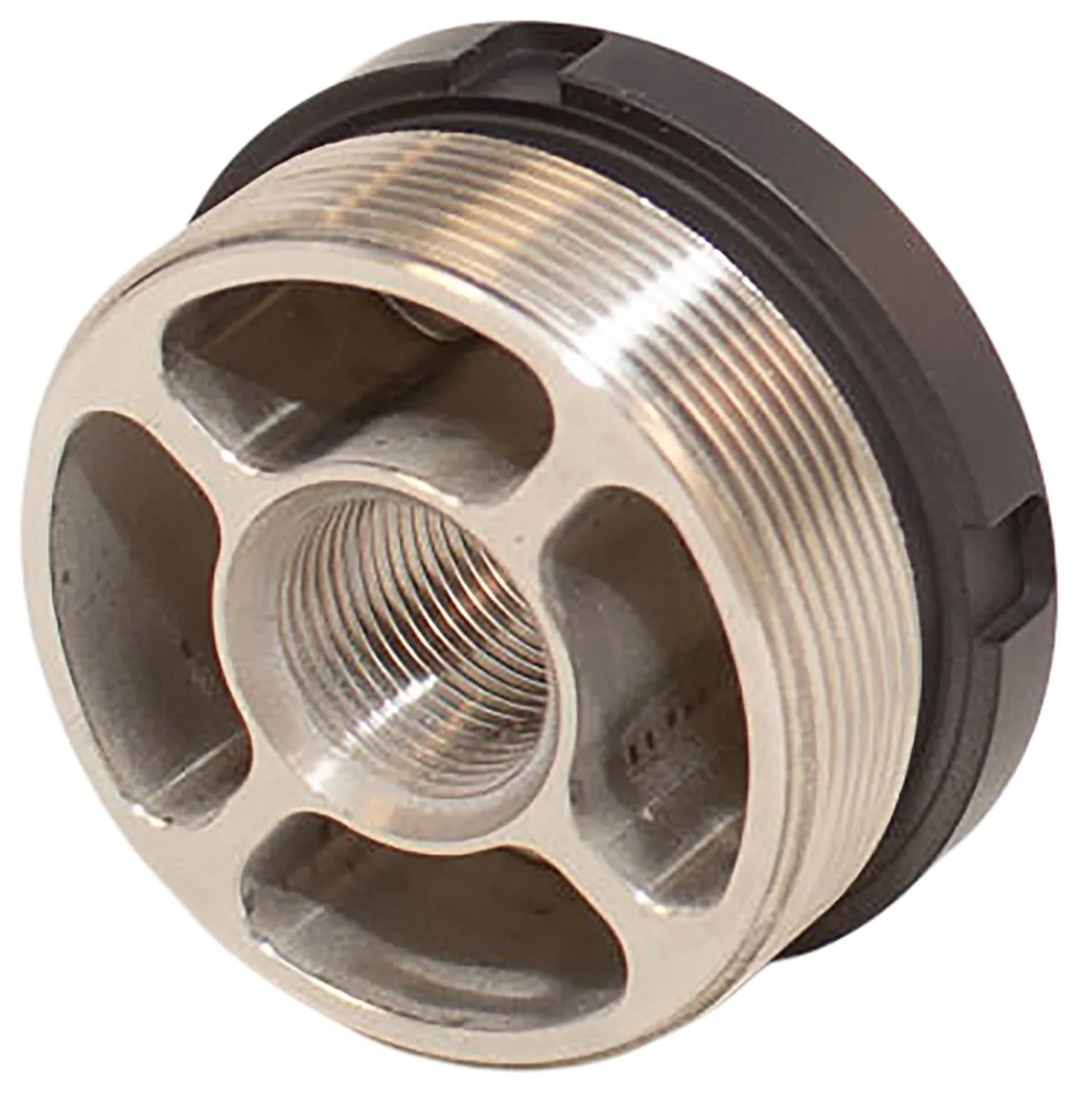 Energetic Armament Direct Thread Adapter 1/2-28 RH, Black - Reliable Thread Adapter for Enhanced Performance - EA22 - Muzzle Device for AR-15, vista 1
