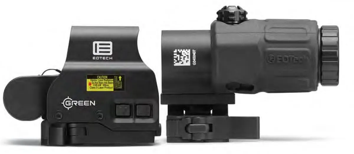 Eotech 3x30.5mm x 21.6mm Holographic Hybrid Green Dot Sight - HHSGRN - Optic - view 1