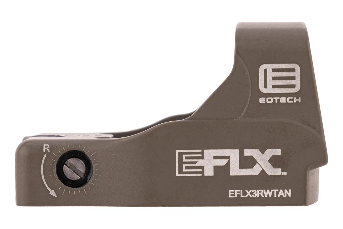 EOTech EFLX, 3 MOA Red Dot, Aluminum Housing, DPP Footprint, Tan - Optic - view 2