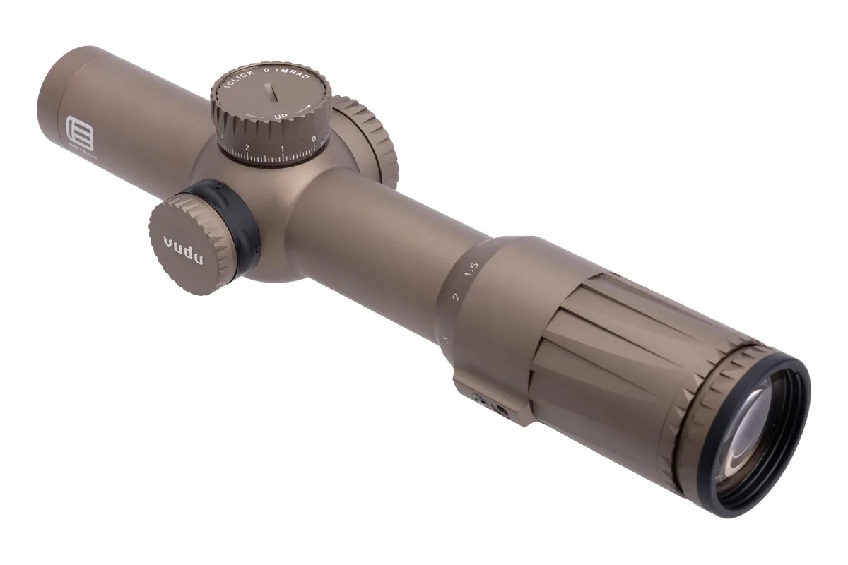 EOTech Vudu Rifle Scope 1-10x 28mm Illuminated SR-5 Daylight Bright Dot Reticle Tan - Rifle Scope - view 3