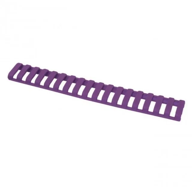 Ergo 18-Slot Ladder Low-Pro Rail Cover 3-Pack Purple - Handguard for AR-15 - view 1