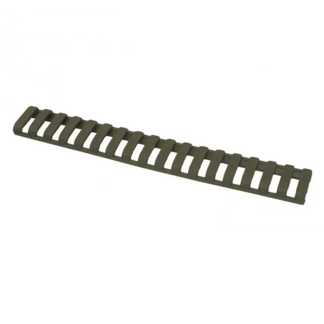 Ergo 18-Slot Ladder Low-Pro Rail Cover Single OD Green - Handguard for AR-15 - view 1