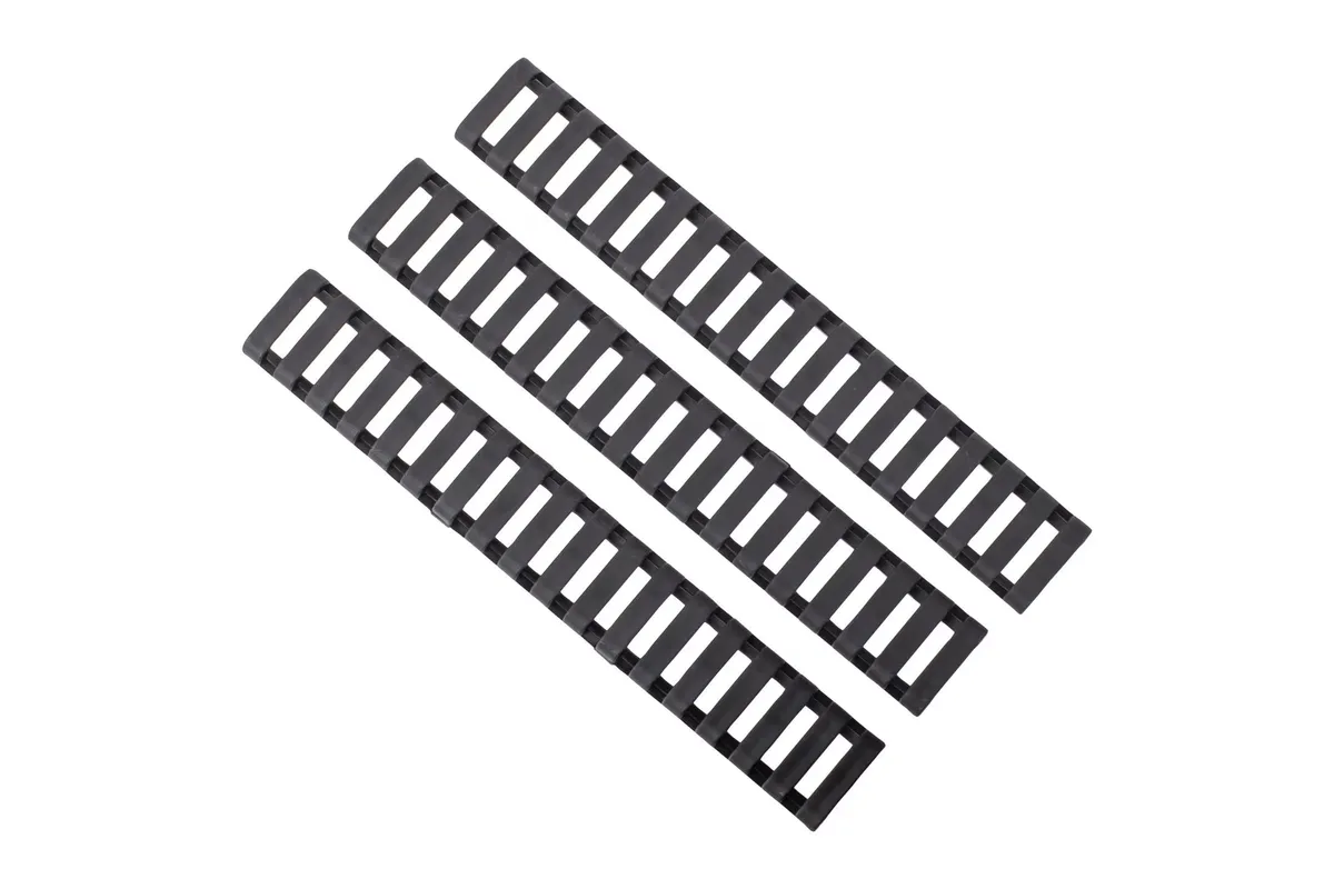 ERGO 18-Slot Ladder LowPro Rail Cover 3 Pack - 4373-3PK-BK - Handguard for AR-15 - view 1