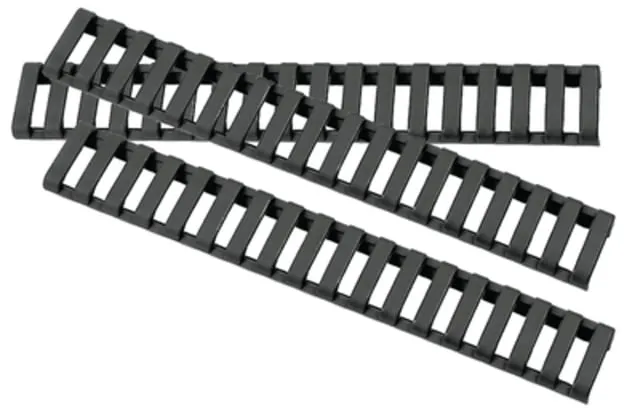 Ergo 18 Slot LowPro Ladder Rail Cover, Dark Earth (3PK)- 4373-3pk-DE - Handguard for AR-15 - view 3