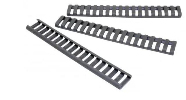 Ergo 18 Slot LowPro Ladder Rail Cover, Dark Earth (3PK)- 4373-3pk-DE - Handguard for AR-15 - view 4