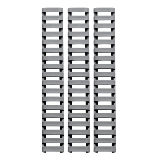 Ergo 18 Slot LowPro Ladder Rail Cover, Dark Earth (3PK)- 4373-3pk-DE - Handguard for AR-15 - view 5