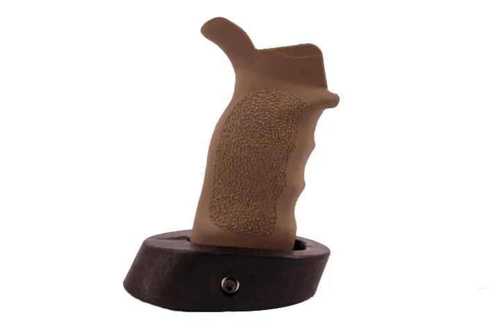 Ergo Grips ERGO AR15/M16 Tactical Deluxe Grip with Palm Shelf, SUREGRIP - Ambidextrous (Dark Earth)- 4055-DE - Pistol Grip for AR-15, vista 1