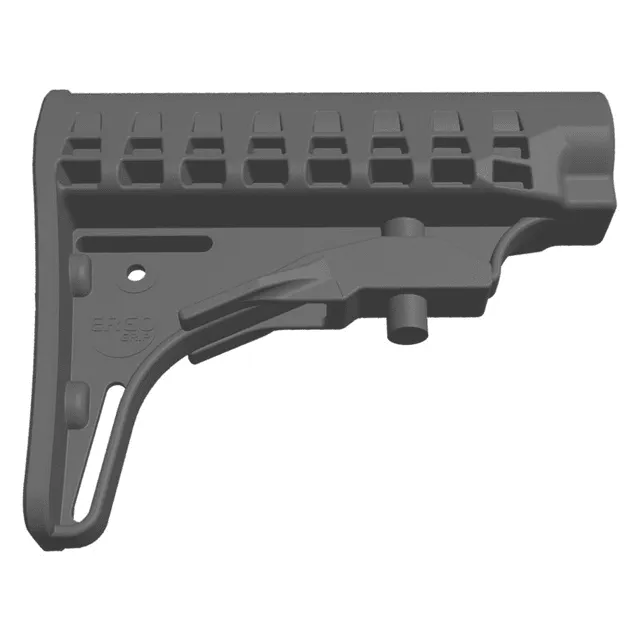ERGO MSR Adjustable Stock Black - Stock & Brace for AR-15, vista 1