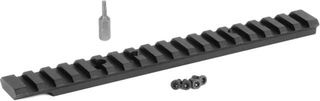 Evolution Gun Works HD Picatinny Scope Mount Steyr SBS Pro Hunter Classic Short Action 0 MOA 7.458in Aluminum Matte Black - Optic Mount, vista 1