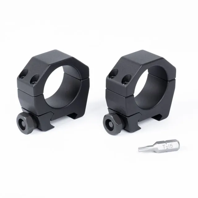 Evolution Gun Works Keystone Series Scope Ring Set 34MM Tube 1.275in Medium Black - Optic Mount - view 1