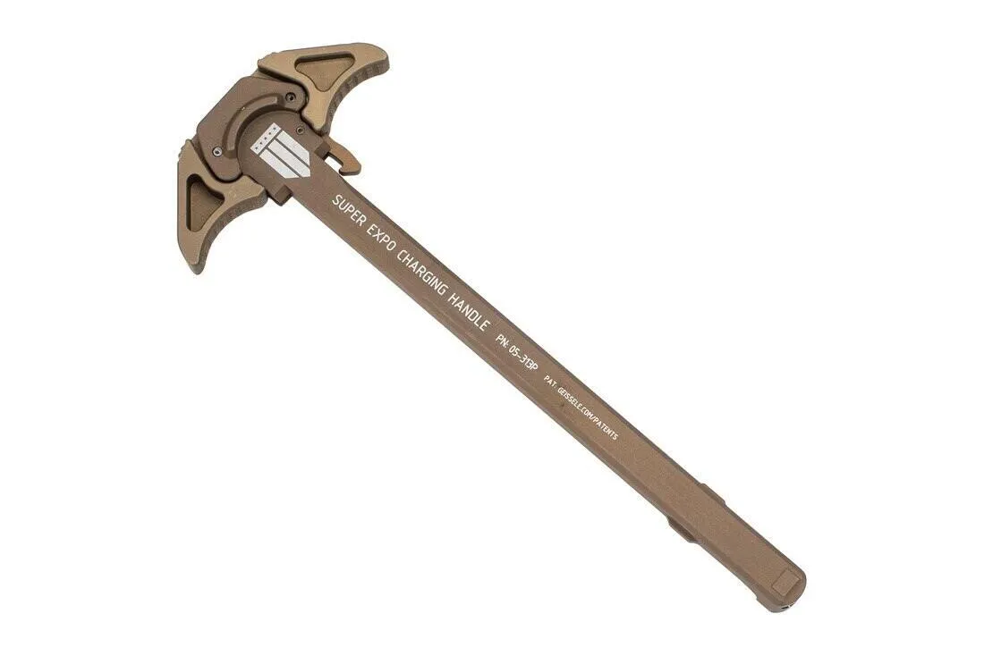 Expo Arms X Geissele Super Charging Handle - Desert Dirt - Charging Handle for AR-15 - view 1