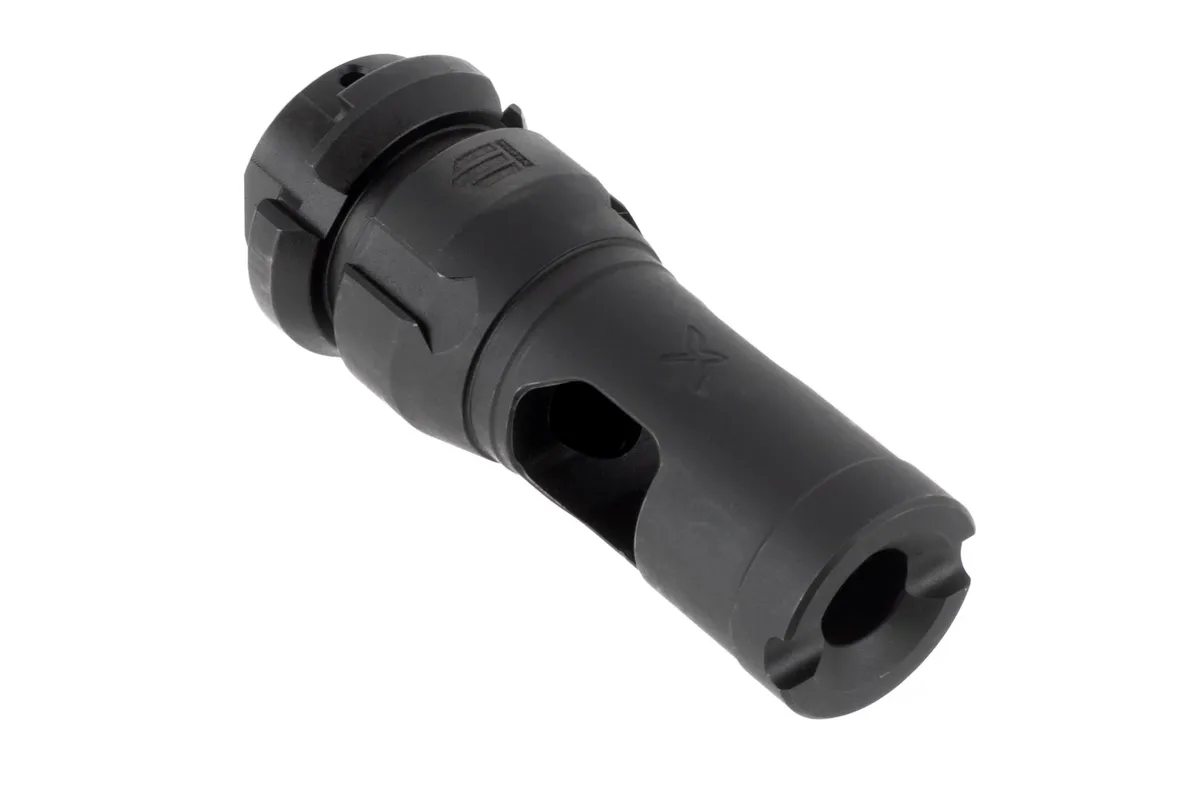 Expo Arms/FCD Extended Single Chamber Muzzle Brake - Dead Air Keymo Mount - 1/2x28 - Muzzle Device for AR-15 - view 2