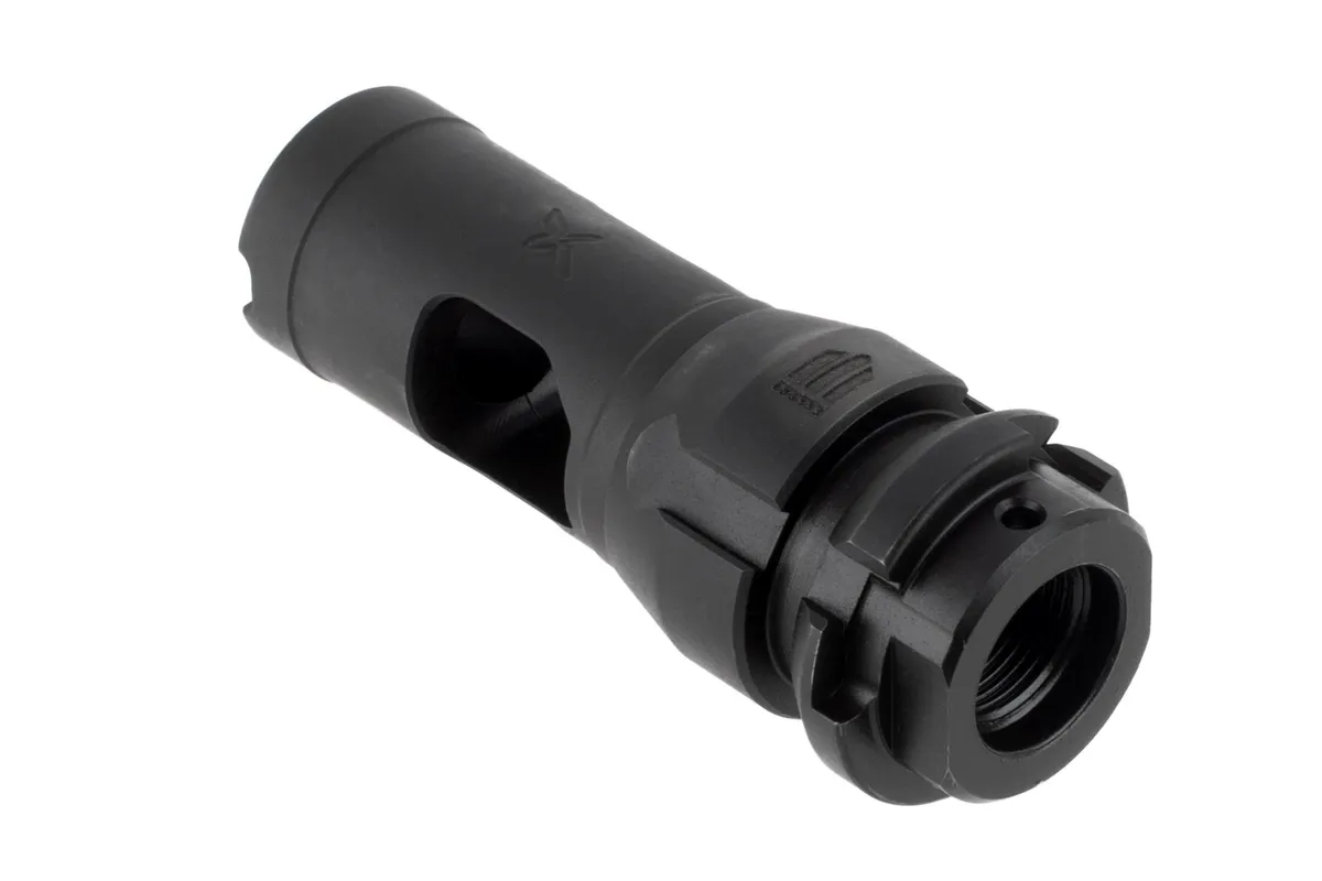Expo Arms/FCD Extended Single Chamber Muzzle Brake - Dead Air Keymo Mount - 1/2x28 - Muzzle Device for AR-15 - view 3