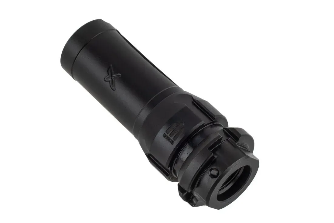 Expo Arms/FCD Extended Stoner 63 Style Compensator - Dead Air Keymo Mount - 1/2x28 - Muzzle Device for AR-15 - view 1