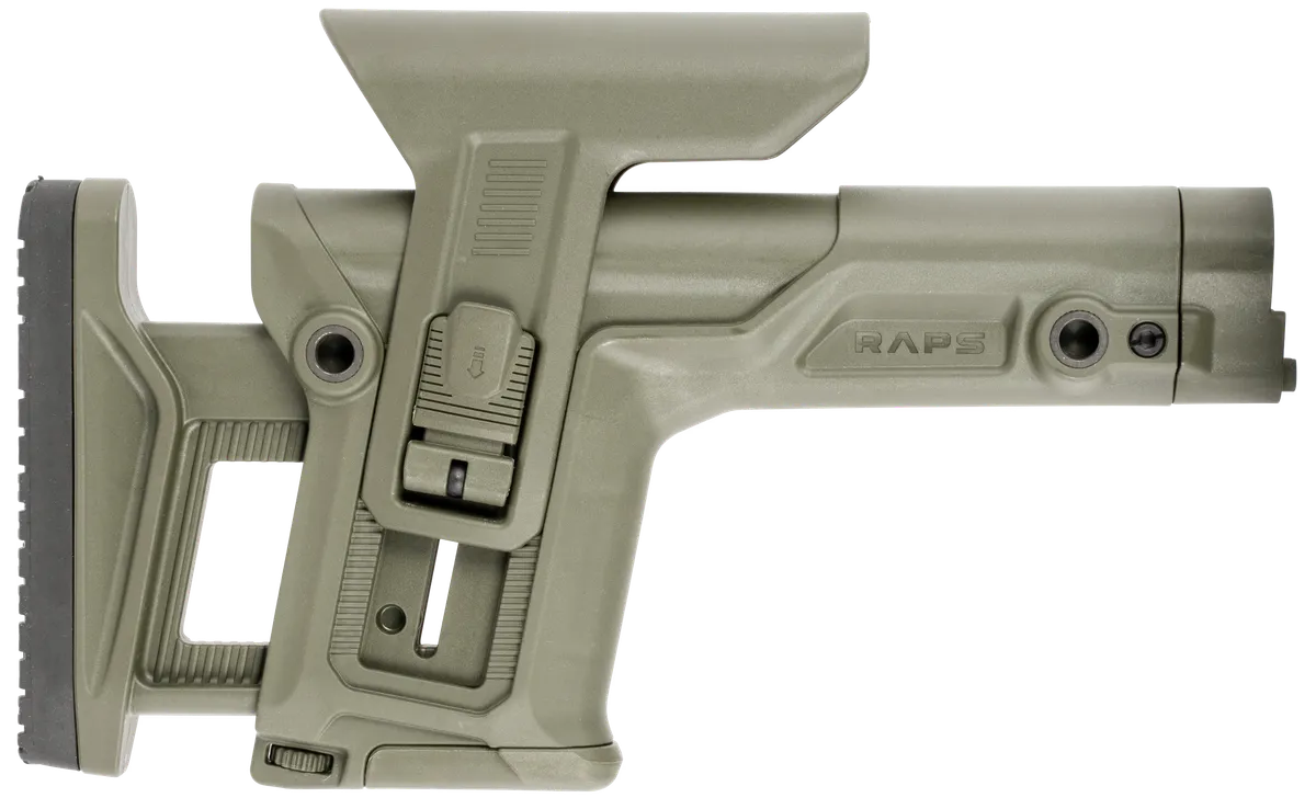 Fab Defense F.A.B. Defense R.A.P.S. Rapid Adjustable Precision Buttstock - Stock & Brace for AR-15, vista 1