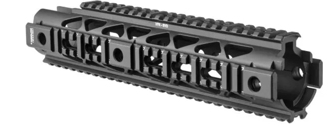 FAB Defense Aluminum Tactical Rail System - SVD Black - Handguard for AR-15, vista 1