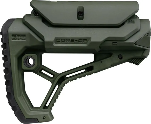 FAB Defense AR-15 Buttstock Fits Mil-Spec And Commercial Tubes, Tan - FX-GLCORECPT - Stock & Brace for AR-15 - view 1