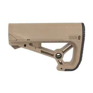 FAB Defense AR-15 Buttstock Small/Compact Design Fits Mil-Spec And Commercial Tubes, FDE - FX-GLCOREST - Stock & Brace for AR-15, vista 1