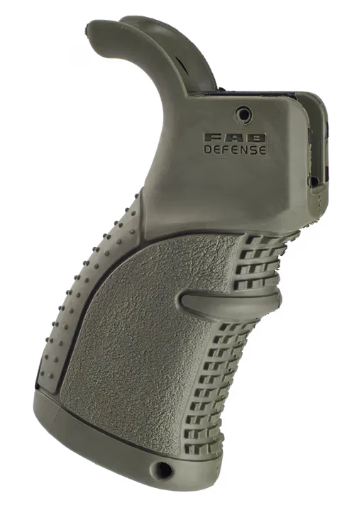 FAB Defense AR-15 Rubberized Pistol Grip, Black - AGR-43 - Pistol Grip for AR-15 - view 1