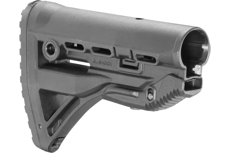 FAB Defense AR-15 Shock Absorbing Buttstock, Black - GL-SHOCK - Stock & Brace for AR-15, vista 1