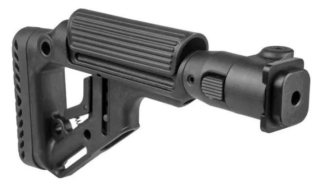 FAB Defense Folding Buttstock w/ Cheek Piece for Zastava M70 B1 B3 / M77 B1 Black fx-uaszas - Stock & Brace for AR-15, vista 1