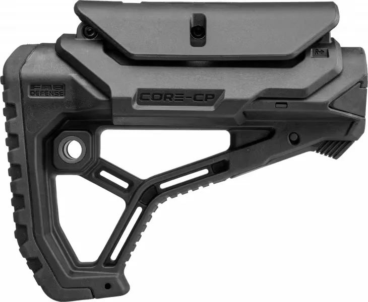 FAB DEFENSE GL-Core Buttstock with Cheek Rest, Black - FX-GLCORECPB - Stock & Brace for AR-15 - view 2