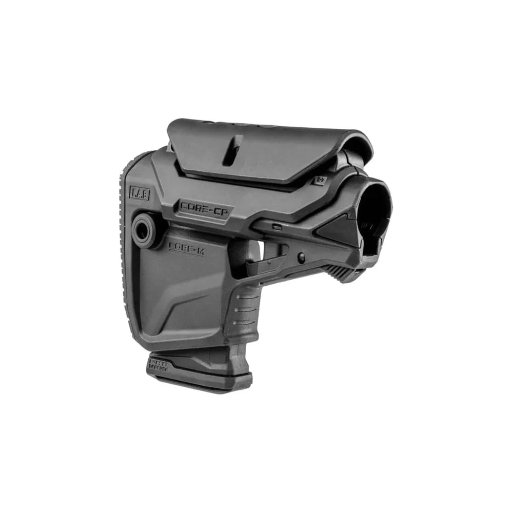 FAB Defense GL-Core M CP Buttstock Black - Tactical GL-Core M CP Buttstock for Improved Shooting Precision and Durability - FXGLCOREMAGCPB - Stock & Brace for AR-15 - view 1