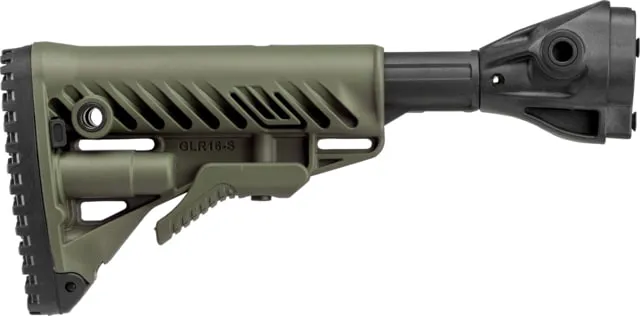 FAB Defense M4 Collapsible Buttstock System for H&K G3 Olive Drab Green - Stock & Brace for AR-15, vista 1