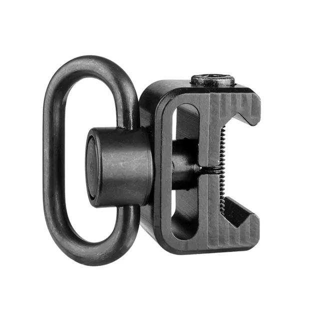 FAB Defense QD Sling Swivel with Picatinny Base Mount Black - Optic Mount, vista 1