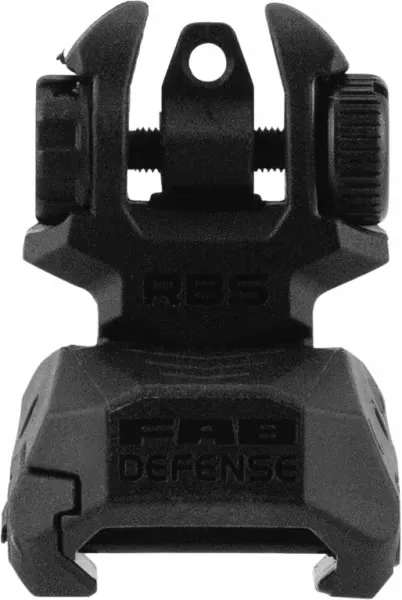 FAB Defense RBS AR-15 Iron Sight Rear Flip Up - FX-RBS - Iron Sights for AR-15, vista 1
