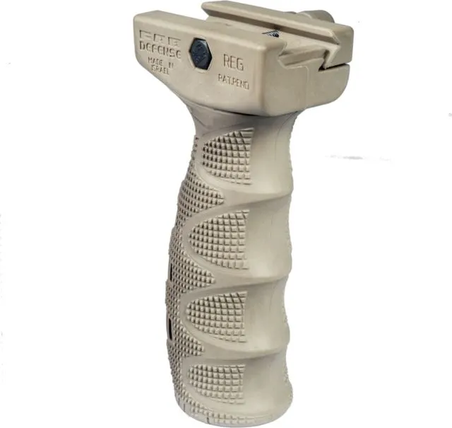 FAB Defense Rubber Overmolded Ergonomic Foregrip Tan - Foregrip for AR-15 - view 1