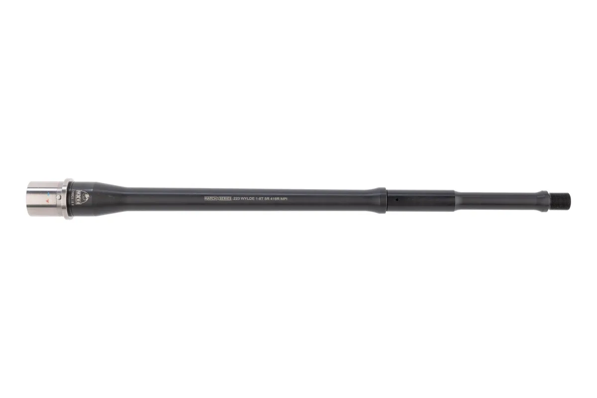 Faxon Firearms .223 Wylde Gunner Profile AR-15 Rifle Barrel Mid-Length 416-R Stainless QPQ Nitride 5R NP3 Extension Black Nitride 14.5 - Barrel for AR-15 - view 2