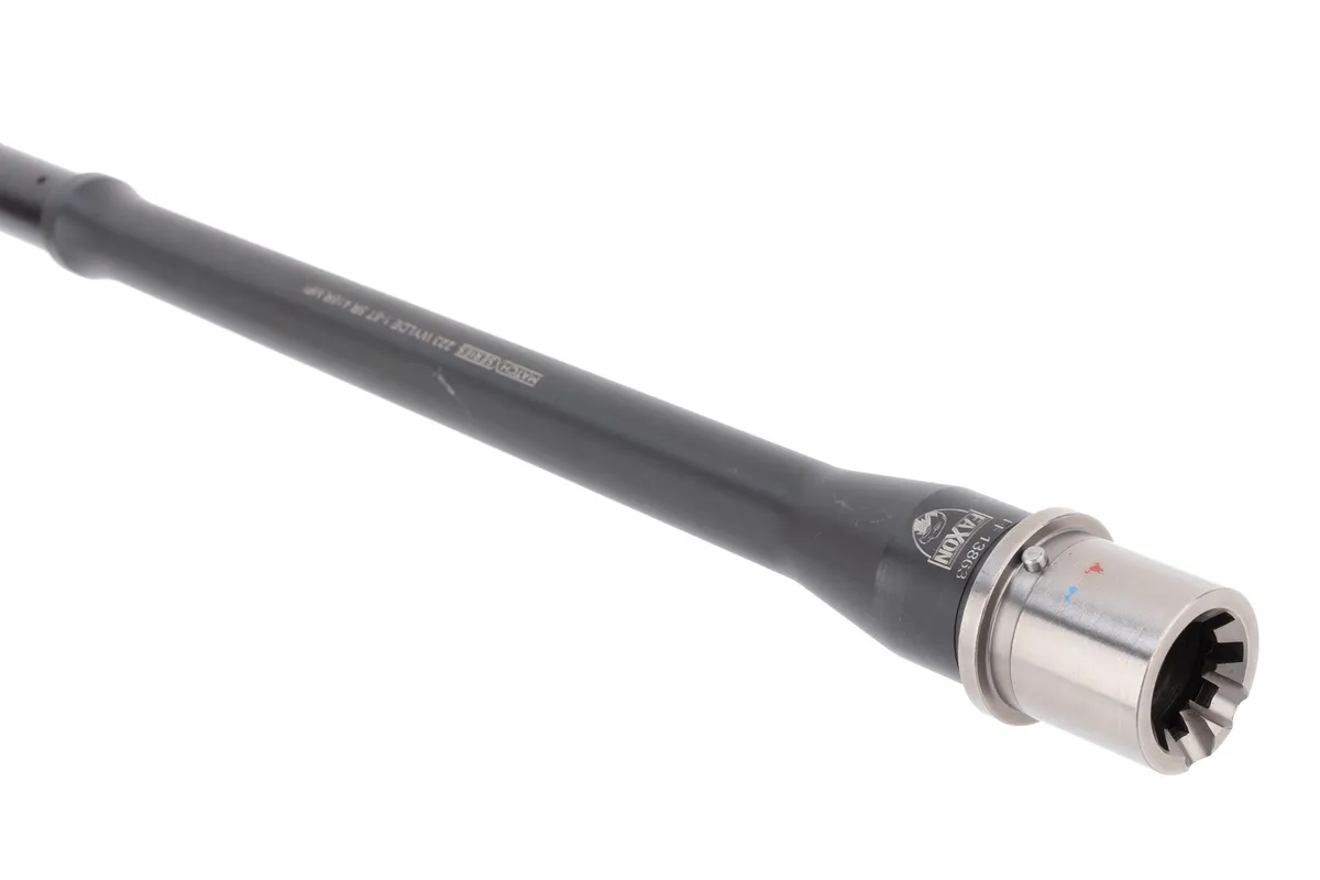 Faxon Firearms .223 Wylde Gunner Profile AR-15 Rifle Barrel Mid-Length 416-R Stainless QPQ Nitride 5R NP3 Extension Black Nitride 14.5 - Barrel for AR-15 - view 3