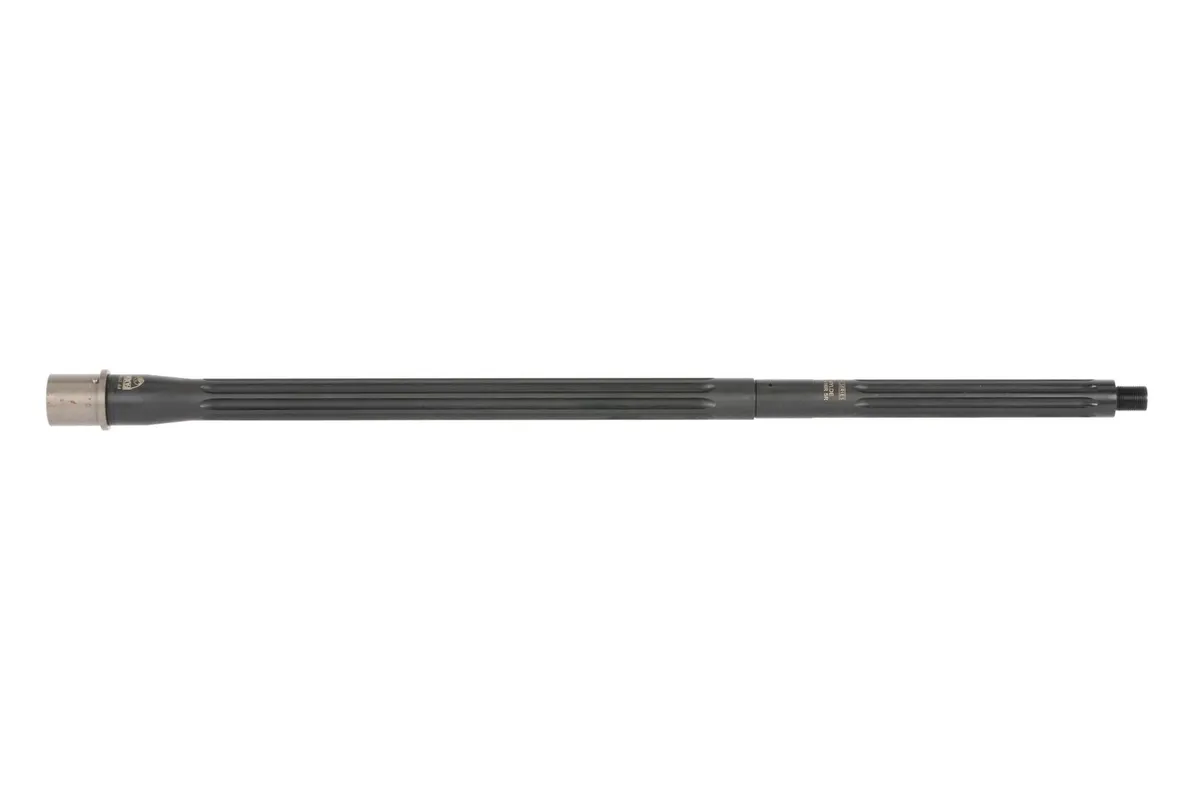 Faxon Firearms .223 Wylde Heavy Fluted AR-15 Rifle Barrel Rifle-Length 416-R Stainless QPQ Nitride 5R NP3 Extension Black Nitride 20 - Barrel for AR-15 - view 2