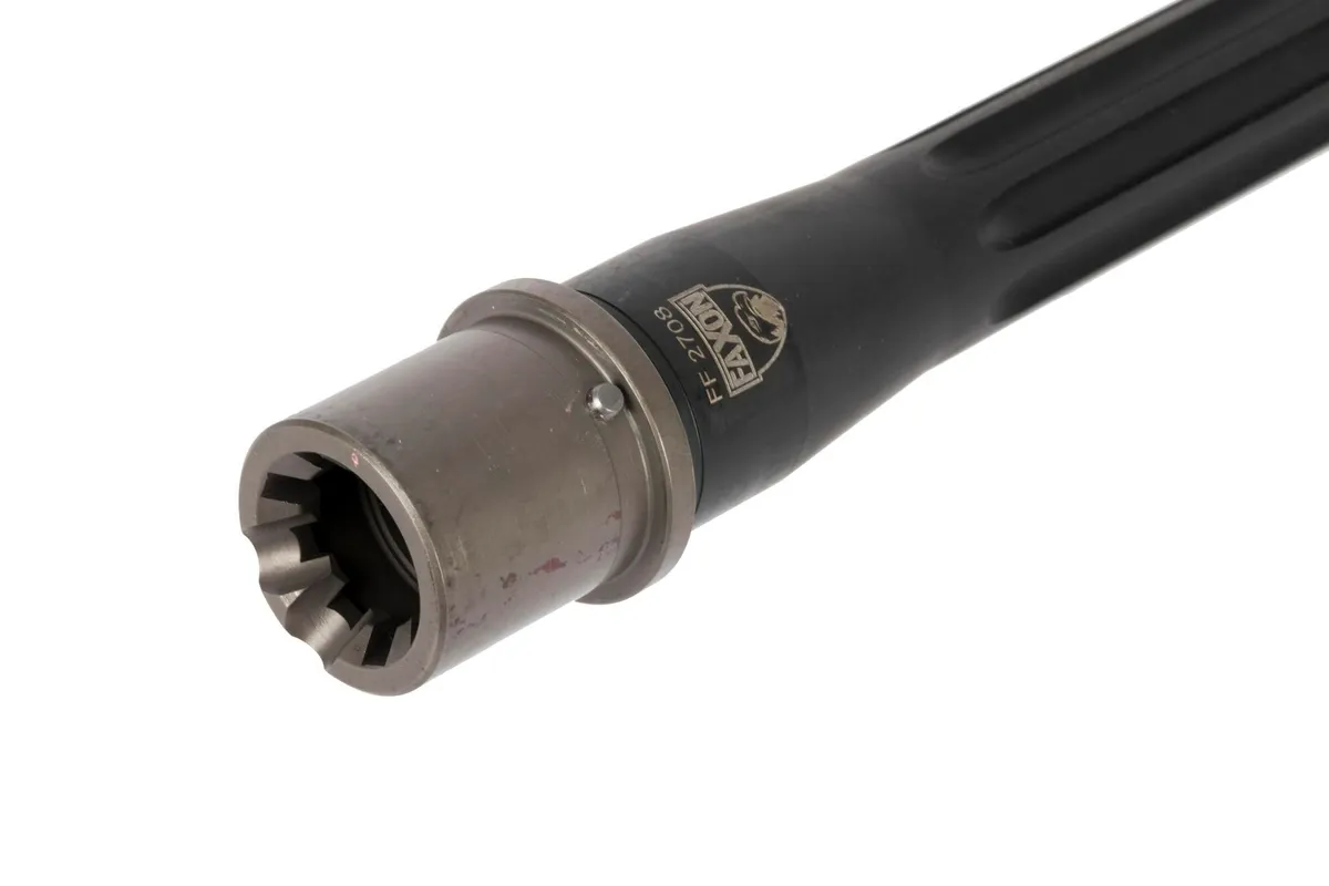 Faxon Firearms .223 Wylde Heavy Fluted AR-15 Rifle Barrel Rifle-Length 416-R Stainless QPQ Nitride 5R NP3 Extension Black Nitride 20 - Barrel for AR-15 - view 5