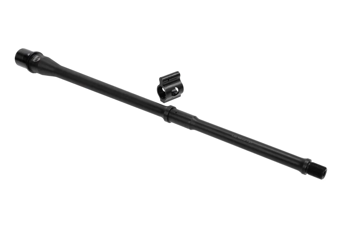Faxon Firearms 5.56x45 Nato Pencil Profile Barrel W/Pinned Gas Block For Ar-15 - 5.56x45 Nato 16'''' 1-8 Pencil Bbl W/Pinned Gas Block Nitride - Barrel for AR-15 - view 1