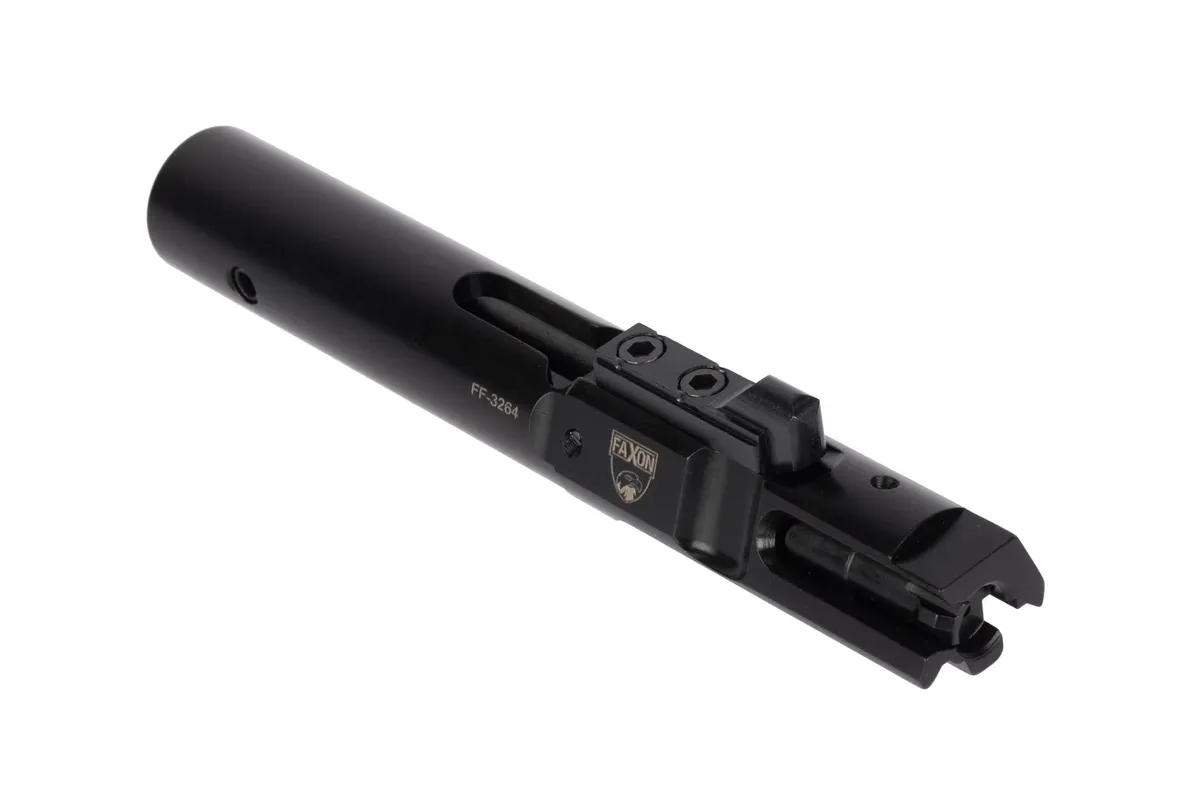 Faxon Firearms 9mm Ar-15 Bolt Carrier Group for Glock or Colt Magazines - Nitride - Bolt Carrier Group for AR-15 - view 1