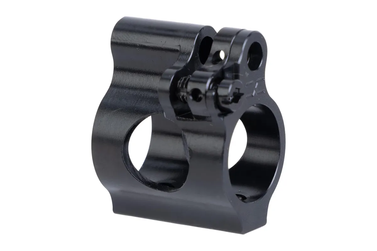 Faxon Firearms Adjustable 3 Screw Low Profile Gas Block .625 inch Black - Gas Block for AR-15, vista 1