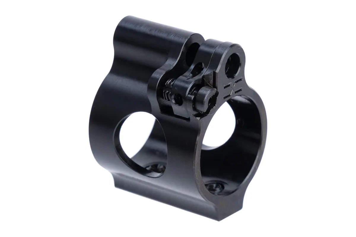 Faxon Firearms Adjustable 3 Screw Low Profile Gas Block .750 inch Black - Gas Block for AR-15, vista 1