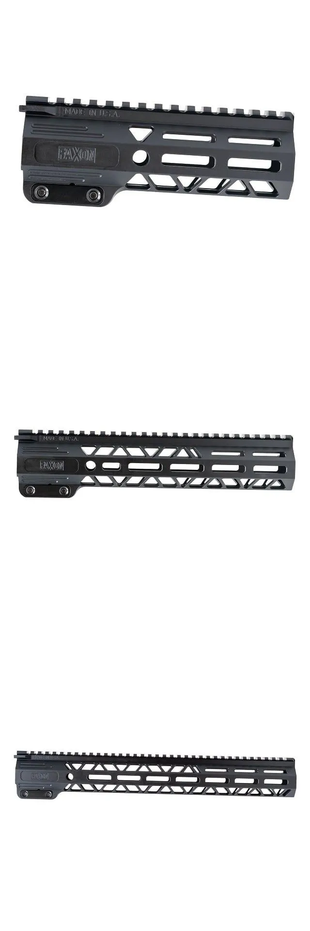 Faxon Firearms AR-10 Streamline G3 Aluminum M-LOK Handguard - Upper Receiver for AR-15, vista 1