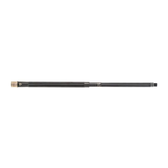 Faxon Firearms Match Barrel AR Platform AR-15 6mm ARC 24in Heavy Fluted Rifle Length 1-7.5 Twist 5/8x24 TPI Thread Black - Barrel for AR-15, vista 1