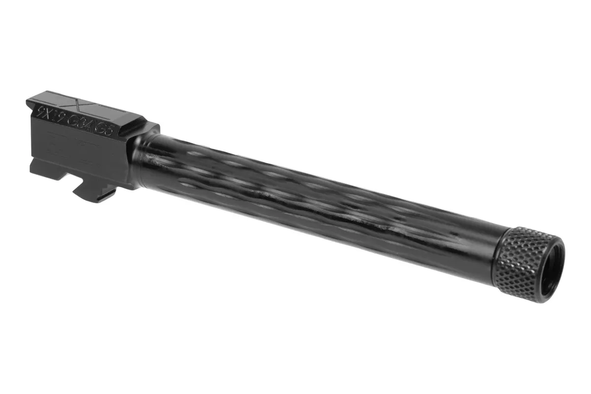 Faxon Firearms Match Flame Fluted 9mm Threaded Barrel - G34 G5 - Nitride - Barrel for AR-15 - view 1