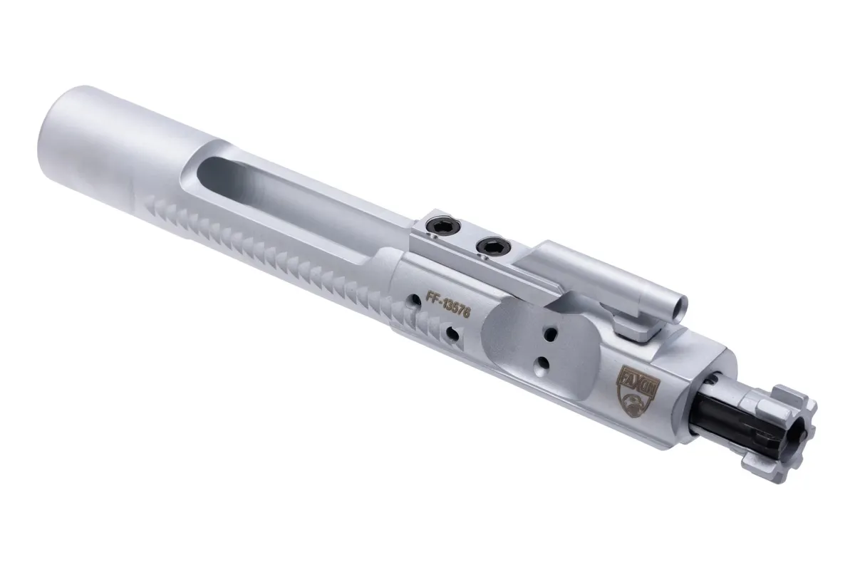 Faxon Firearms Superfinished 5.56 Nato Bolt Carrier Group M16 Chrome Chrome - Bolt Carrier Group for AR-15 - view 1