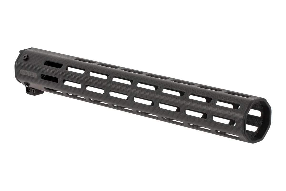 Faxon Firearms Faxon Streamline Carbon Fiber M-Lok Ar-15 Handguard - 15" - Handguard for AR-15, vista 2