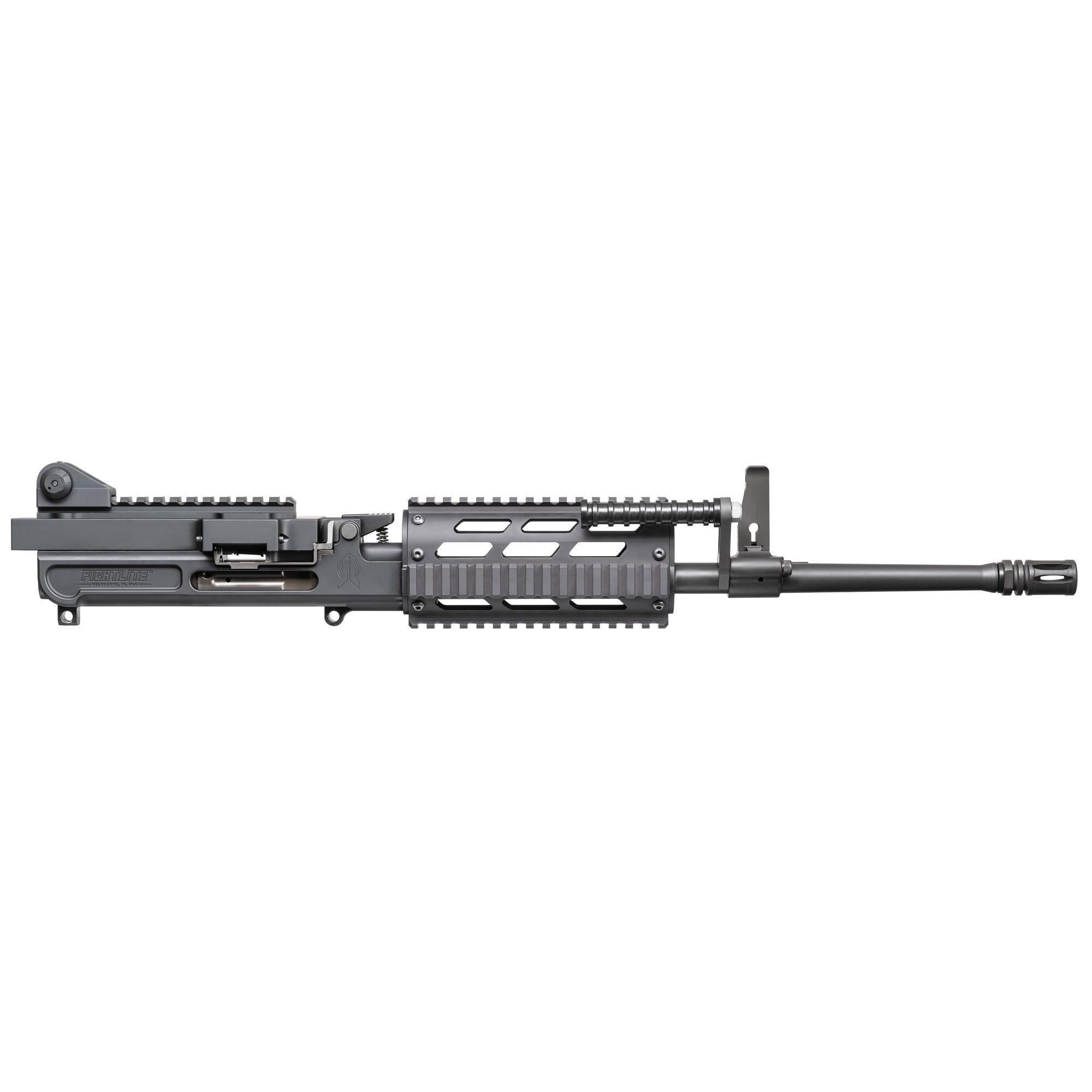 FightLite Industries MCR Dual Feed 5.56 NATO Complete Upper Receiver - Picatinny - 16.25" - Upper Receiver for AR-15, vista 1