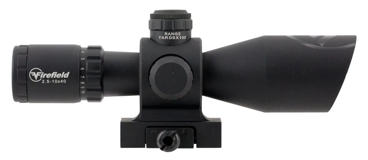 Firefield Barrage Riflescope 2.5-10x40mm Illuminated Mil-Dot SPF - FF13064 - Rifle Scope, vista 1