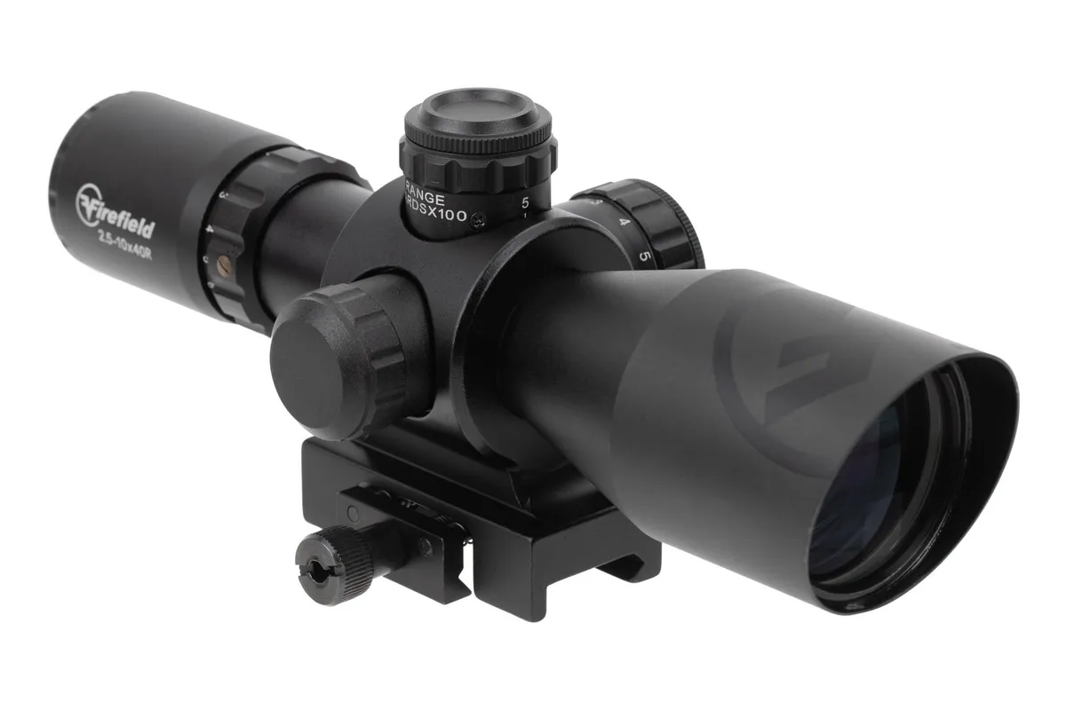 Firefield Barrage Riflescope 2.5-10x40mm Illuminated Mil-Dot SPF w/ Red Laser - FF13065 - Rifle Scope - view 2